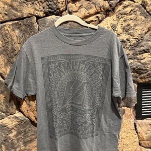 Gray Set it Off Graphic Band T-Shirt